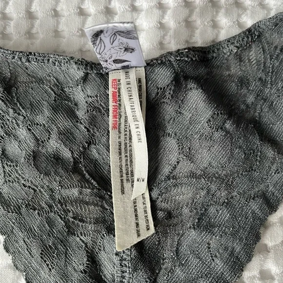 FREE PEOPLE | BRALETTE | DARK GREY | MEDIUM - Picture 6 of 6
